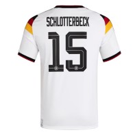 Stroje piłkarskie Niemcy Nico Schlotterbeck #15 Koszulka Podstawowej MŚ 2026 Krótki Rękaw